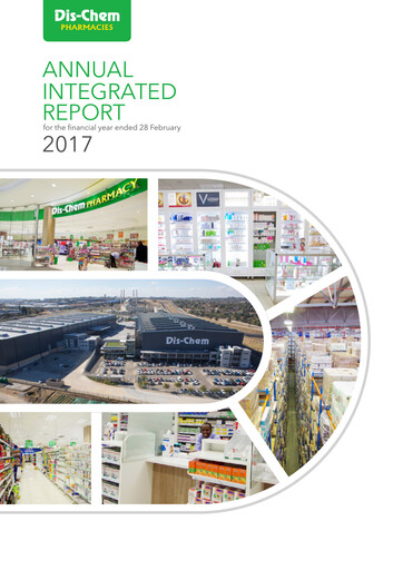 Miniature Dis-Chem Pharmacies Rapport annuel 2017