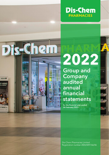 Thumbnail Dis-Chem Pharmacies Financial Statement 2022