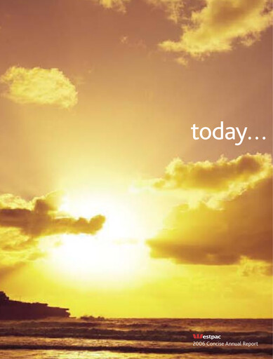 Thumbnail Westpac Banking Annual Report 2006