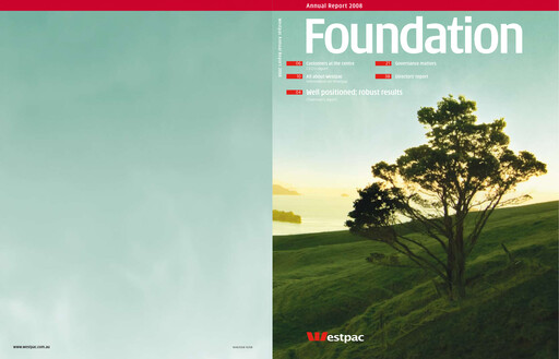 Thumbnail Westpac Banking Annual Report 2008