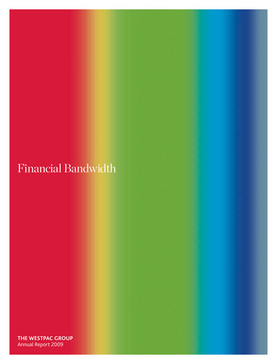 Thumbnail Westpac Banking Annual Report 2009