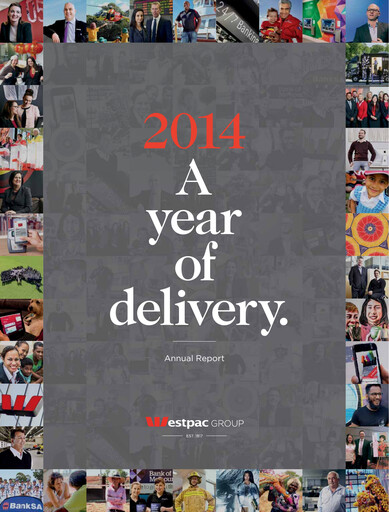 Thumbnail Westpac Banking Annual Report 2014