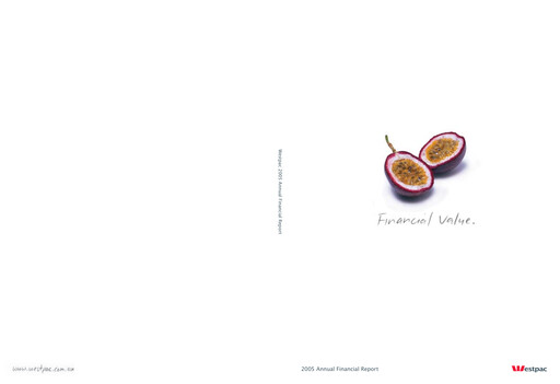 Thumbnail Westpac Banking Financial Statement 2005