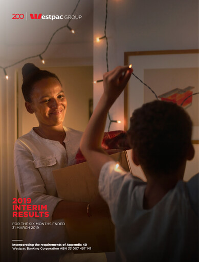 Thumbnail Westpac Banking Half-year Report 2019-h1