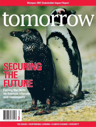 Thumbnail Westpac Banking Sustainability Report 2007
