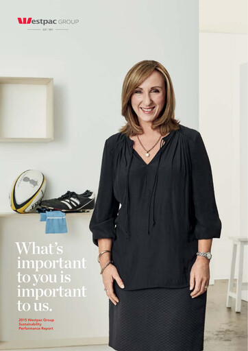 Thumbnail Westpac Banking Sustainability Report 2015