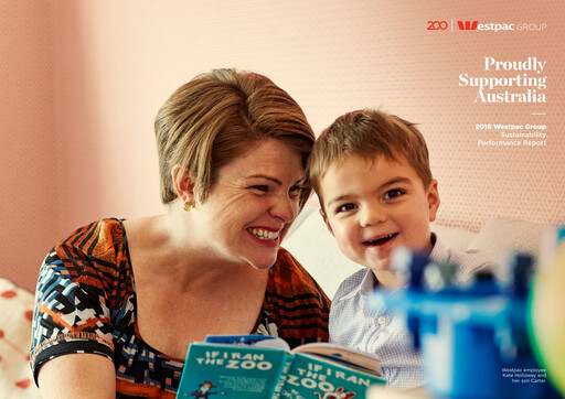 Thumbnail Westpac Banking Sustainability Report 2016