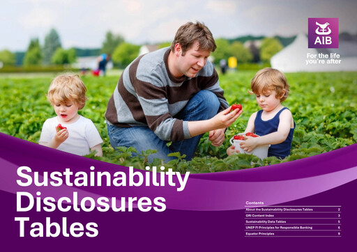 Thumbnail AIB Group (Allied Irish Banks)  ESG Report 2025