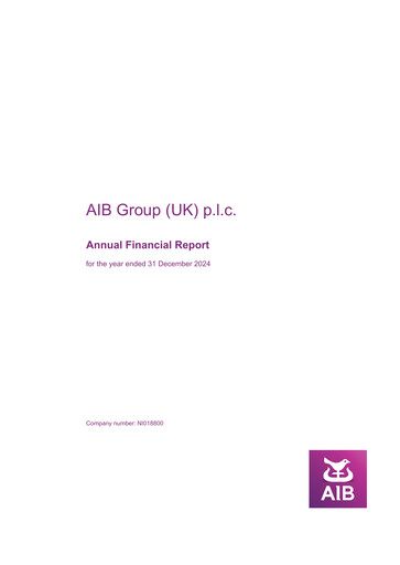 Thumbnail AIB Group (Allied Irish Banks)  Financial Statement 2024