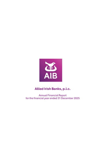 Thumbnail AIB Group (Allied Irish Banks)  Financial Statement 2025