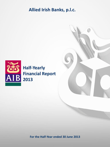 Thumbnail AIB Group (Allied Irish Banks)  Half-year Report 2013-h1
