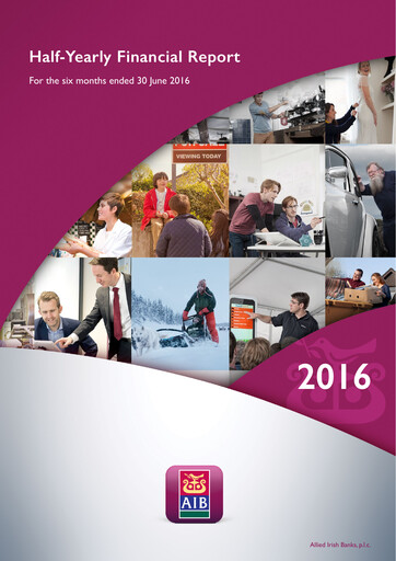 Thumbnail AIB Group (Allied Irish Banks)  Half-year Report 2016-h1