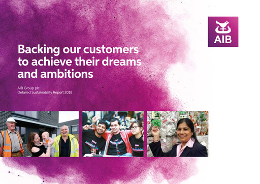 Thumbnail AIB Group (Allied Irish Banks)  Sustainability Report 2018