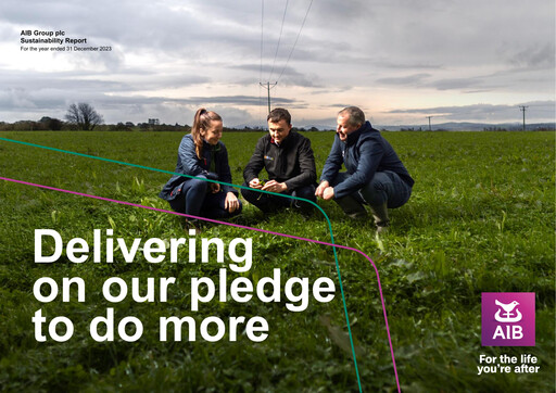 Thumbnail AIB Group (Allied Irish Banks)  Sustainability Report 2023
