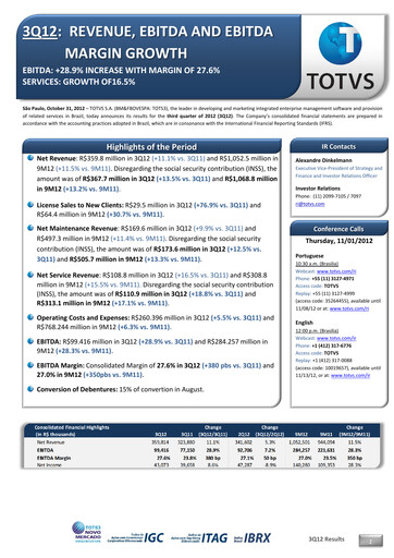 Thumbnail TOTVS Quarterly Report 2012-q3