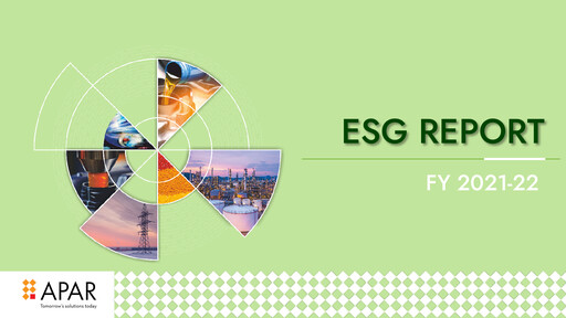 Thumbnail Apar Industries ESG Report 2021-2022