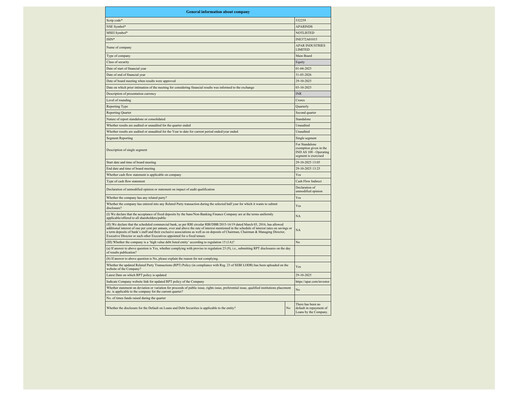 Thumbnail Apar Industries Quarterly Report 2025-q2