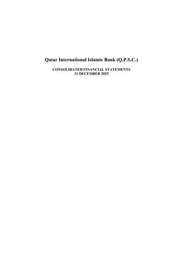 Thumbnail Qatar International Islamic Bank Financial Statement 2025