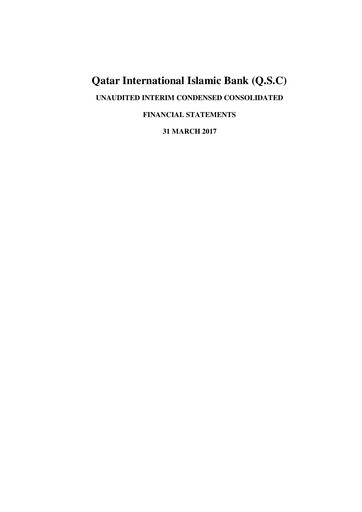 Thumbnail Qatar International Islamic Bank Quarterly Report 2017-q1