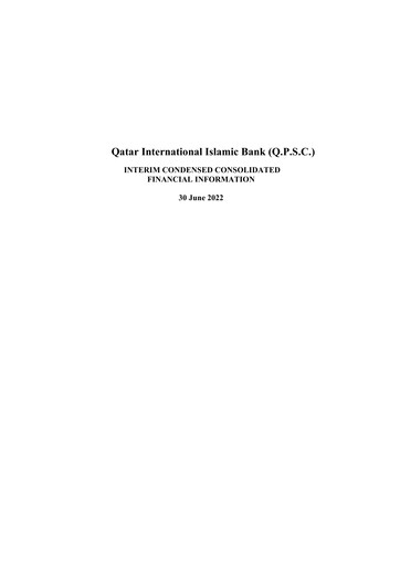 Thumbnail Qatar International Islamic Bank Quarterly Report 2022-q2