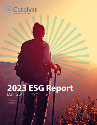 Vorschaubild Catalyst Pharmaceuticals ESG-Bericht 2023