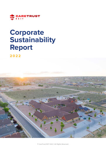 Thumbnail CareTrust REIT
 Sustainability Report 2022