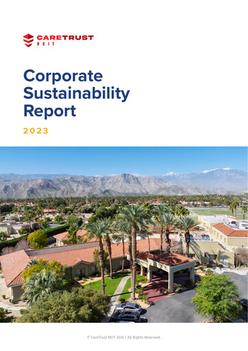 Thumbnail CareTrust REIT
 Sustainability Report 2023
