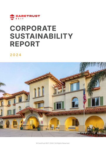Thumbnail CareTrust REIT
 Sustainability Report 2024