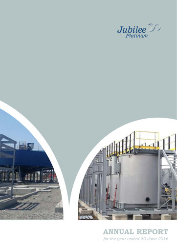Thumbnail Jubilee Metals Group Annual Report fy2016