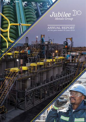Thumbnail Jubilee Metals Group Annual Report fy2018