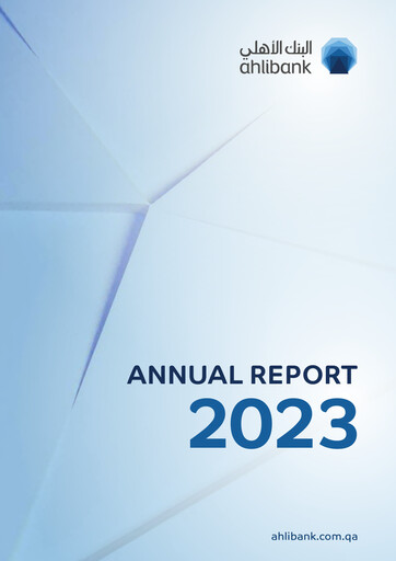 Miniature Ahli Bank Rapport annuel 2023