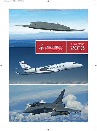 Vorschaubild Dassault Aviation Jahresbericht 2013