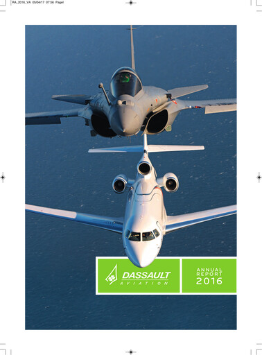 Vorschaubild Dassault Aviation Jahresbericht 2016