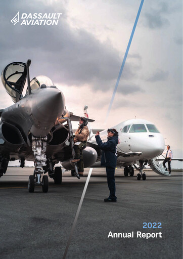 Vorschaubild Dassault Aviation Jahresbericht 2022