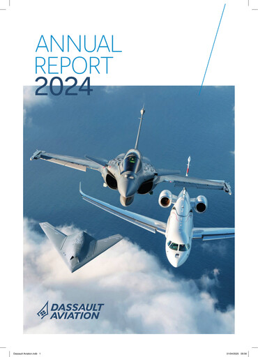 Vorschaubild Dassault Aviation Jahresbericht 2024
