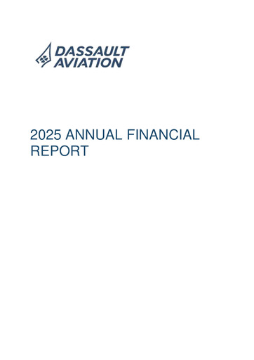 Thumbnail Dassault Aviation Financial Report 2025