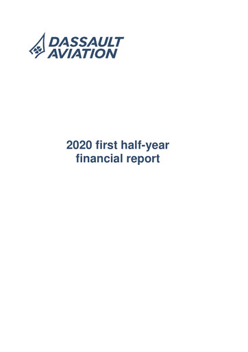 Vorschaubild Dassault Aviation Halbjahresbericht 2020-h1