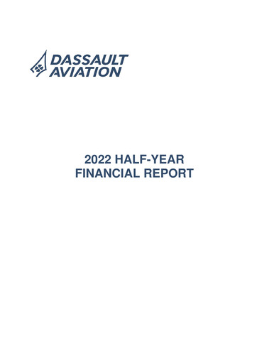 Vorschaubild Dassault Aviation Halbjahresbericht 2022-h1