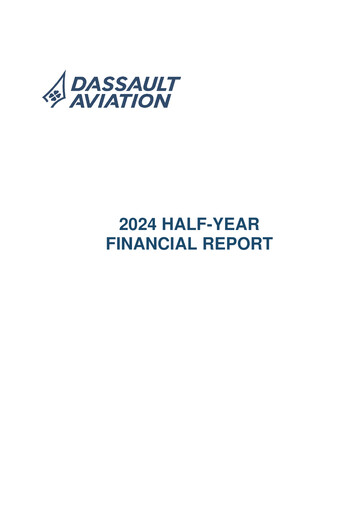 Thumbnail Dassault Aviation Half-year Report 2024-h1