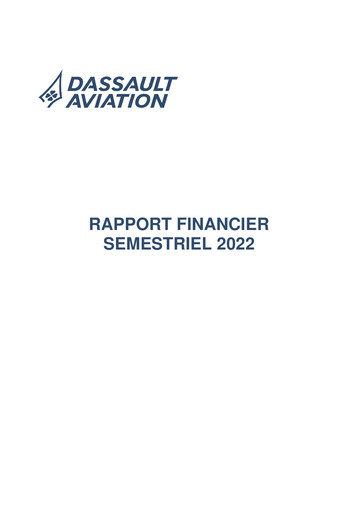 Vorschaubild Dassault Aviation Halbjahresbericht 2022-h1