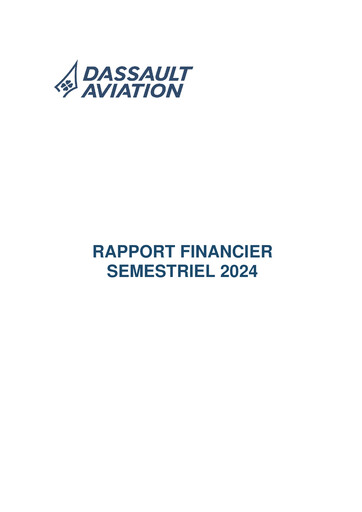 Vorschaubild Dassault Aviation Halbjahresbericht 2024-h1