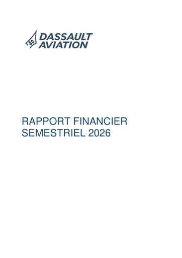 Vorschaubild Dassault Aviation Halbjahresbericht 2026-h1