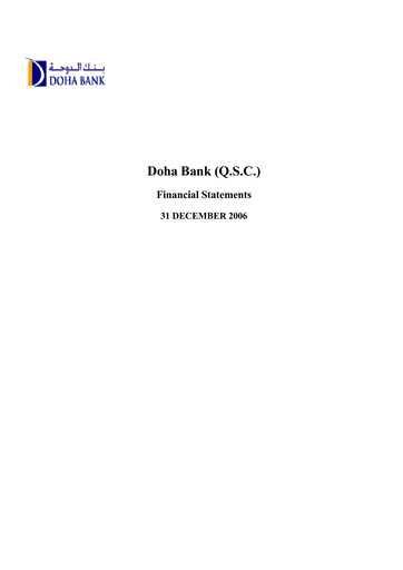 Thumbnail Doha Bank Financial Statement 2006
