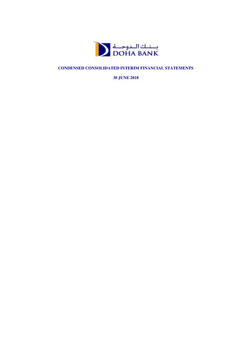 Thumbnail Doha Bank Half-year Report 2018-h1