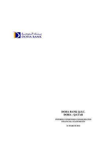 Thumbnail Doha Bank Quarterly Report 2014-q1