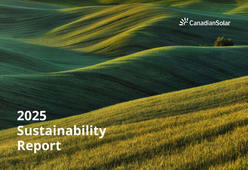Thumbnail Canadian Solar
 Sustainability Report 2025