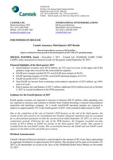 Thumbnail Camtek Quarterly Report 2017-q3