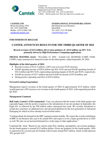 Thumbnail Camtek Quarterly Report 2024-q3