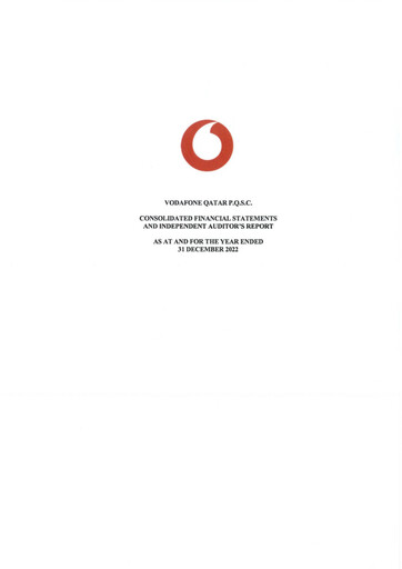 Thumbnail Vodafone Qatar Financial Statement 2022
