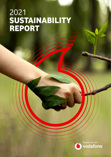 Thumbnail Vodafone Qatar Sustainability Report 2021
